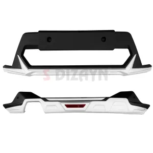 Drs Tuning Dacia Sandero 2 Stepway Ön ve Arka Tampon Koruma Difüzör Seti 2013 Üzeri A+ Kalite thumb 2