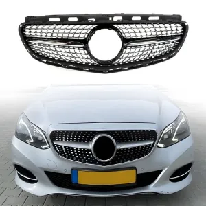 s-dizayn uyumlu Mercedes E-Class W212 Ön Panjur Parlak Siyah Piano Black Diamond Model 2014-2016 modelleri DRS Tuning'de. Kaliteli malzeme, hızlı kargo ve