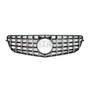 S-Dizayn Mercedes C-ClassW204 Ön Panjur Parlak Siyah Çerçeveli Krom AMG Model 2007-2014 thumb 3