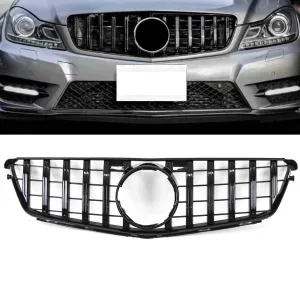 s-dizayn uyumlu Mercedes C-Class W204 Ön Panjur Parlak Siyah Piano Black GTR Model 2007-2014 modelleri DRS Tuning'de. Kaliteli malzeme, hızlı kargo ve güvenli