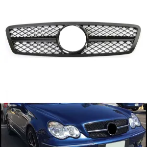 s-dizayn uyumlu Mercedes C-Class W203 Ön Panjur Parlak Siyah Krom AMG Model 2001-2007 modelleri DRS Tuning'de. Kaliteli malzeme, hızlı kargo ve güvenli