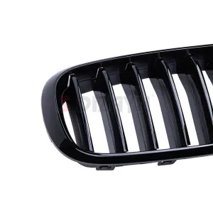 S-Dizayn Bmw X5 F15/F16 Ön Panjur Böbrek Parlak Siyah Piano Black Düz Model 2014-2016 thumb 5