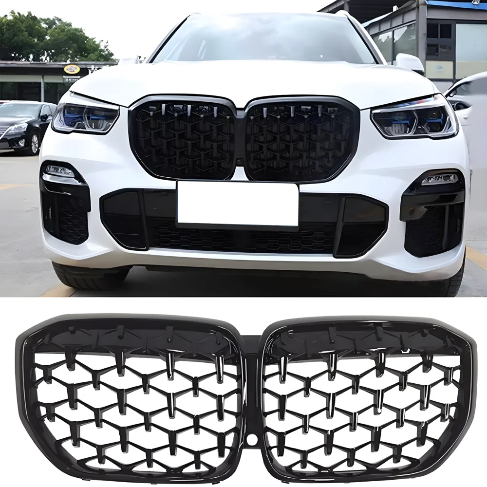 Drs Tuning Bmw X5 G05 Ön Panjur Böbrek Parlak Siyah Piano Black Diamond Model 2018 Üzeri