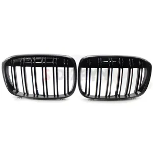 S-Dizayn Bmw X1 F48/F49 Ön Panjur Böbrek Parlak Siyah Piano Black M X1 Model 2016 Üzeri thumb 3