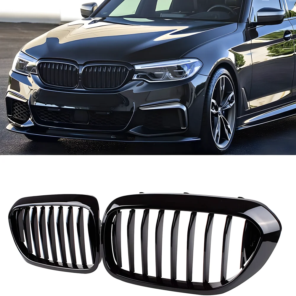 Drs Tuning Bmw 5 Serisi G30/G38 Ön Panjur Böbrek Parlak Siyah Piano Black Düz Model 2017 Üzeri