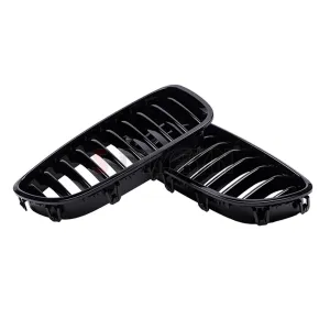 S-Dizayn Bmw 5 Serisi F10/F11/F18 Ön Panjur Böbrek Parlak Siyah Piano Black Düz Model 2010-2016 thumb 4