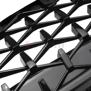 Drs Tuning Bmw 5 Serisi E60/E61 Ön Panjur Böbrek Parlak Siyah Piano Black Diamond Model 2003-2009 - Görsel 5