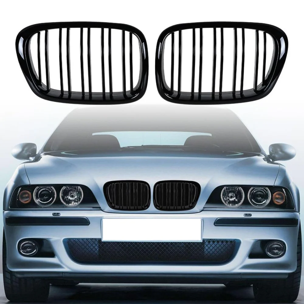 Drs Tuning Bmw 5 Serisi E39 Ön Panjur Böbrek Parlak Siyah Piano Black M5 Model 1996-2003