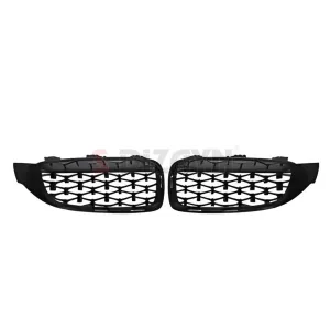 Drs Tuning Bmw 4 Serisi F32/F33/F36 Ön Panjur Böbrek Parlak Siyah Piano Black Diamond Model 2012-2017 - Görsel 5