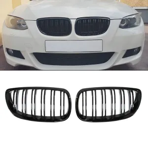 Drs Tuning Bmw 3 Serisi E92/E93 Ön Panjur Böbrek Parlak Siyah Piano Black M3 Model 2006-2009