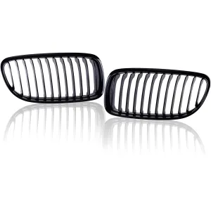 Drs Tuning Bmw 3 Serisi E90/E91 Ön Panjur Böbrek Parlak Siyah Piano Black Düz Model 2009-2012 - Görsel 3