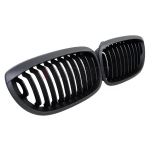 Drs Tuning Bmw 3 Serisi E46 Coupe Ön Panjur Böbrek Parlak Siyah Piano Black Düz Model 1999-2001 - Görsel 3