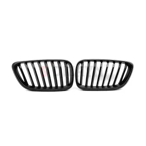 Drs Tuning Bmw 2 Serisi F22 Ön Panjur Böbrek Parlak Siyah Piano Black Düz Model 2014-2017 - Görsel 3