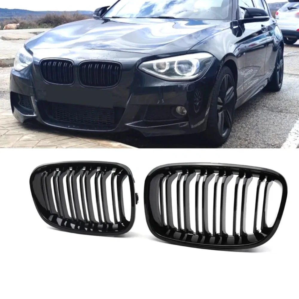 Drs Tuning Bmw 1 Serisi F20/F21 Ön Panjur Böbrek Parlak Siyah Piano Black M1 Model 2011-2015
