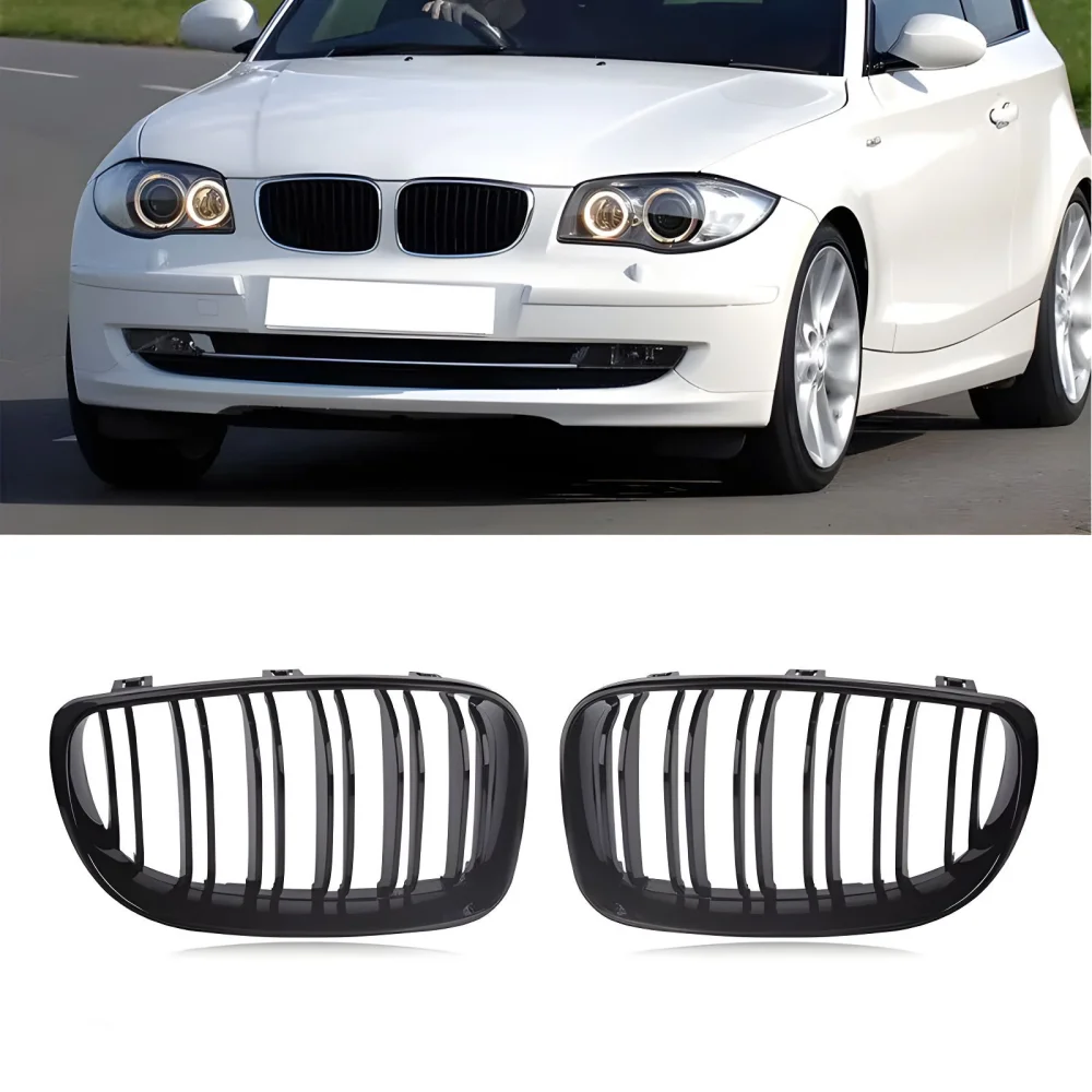 Drs Tuning Bmw 1 Serisi E81/E87 Ön Panjur Böbrek Mat Siyah M1 Model 2008-2012