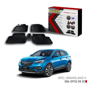Opel Grandland X için Uyumlu 3D PaspasDRS Tuning kalitesiyle tanışın! Özel olarak Opel  model araçlar için üretilen bu ürün, otomobilinizin hatlarına sportif ve
