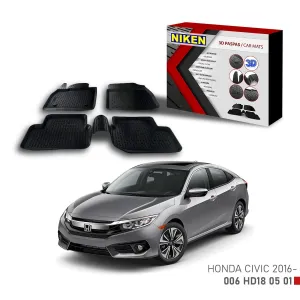 Honda Civic -2016 için Uyumlu 3D PaspasDRS Tuning kalitesiyle tanışın! Özel olarak Honda  model araçlar için üretilen bu ürün, otomobilinizin hatlarına sportif 