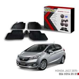 Honda Jazz -2015 için Uyumlu 3D PaspasDRS Tuning kalitesiyle tanışın! Özel olarak Honda  model araçlar için üretilen bu ürün, otomobilinizin hatlarına sportif v