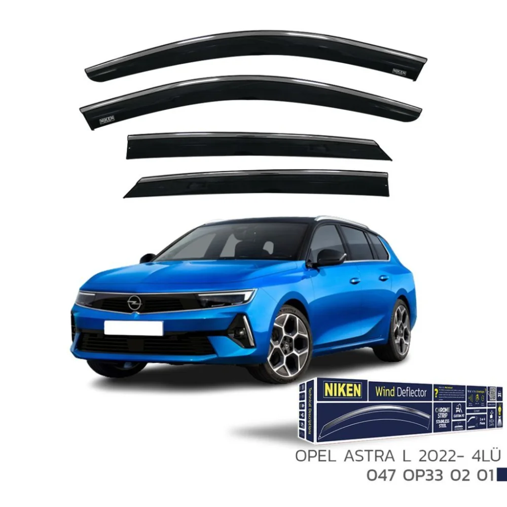 Opel Astra Uyumlu L Kromlu Cam Rüzgarlığı -2022  Parça