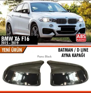Bmw X6 Uyumlu F16 2015-2019 Batman Ayna Kapağı Parlak Siyah ParçaDRS Tuning kalitesiyle tanışın! Özel olarak BMW F16 model araçlar için üretilen bu ürün, otomob