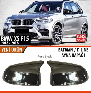 Bmw X5 Uyumlu F15 2013-2018 Batman Ayna Kapağı Parlak Siyah ParçaDRS Tuning kalitesiyle tanışın! Özel olarak BMW F15 model araçlar için üretilen bu ürün, otomob