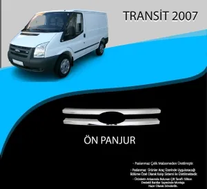 Ford Transit Uyumlu Krom Ön Panjur Krom Çıta 2 Parça  Transit (2006-2013)DRS Tuning kalitesiyle tanışın! Özel olarak Ford  model araçlar için üretilen bu ürün, 