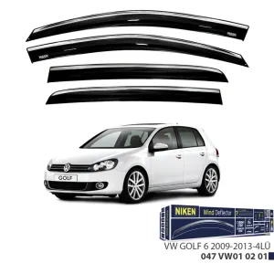 Volkswagen Golf Uyumlu 6 2009-2013 Kromlu Cam Rüzgarlığı 4Lü ParçaDRS Tuning kalitesiyle tanışın! Özel olarak Volkswagen  model araçlar için üretilen bu ürün, o