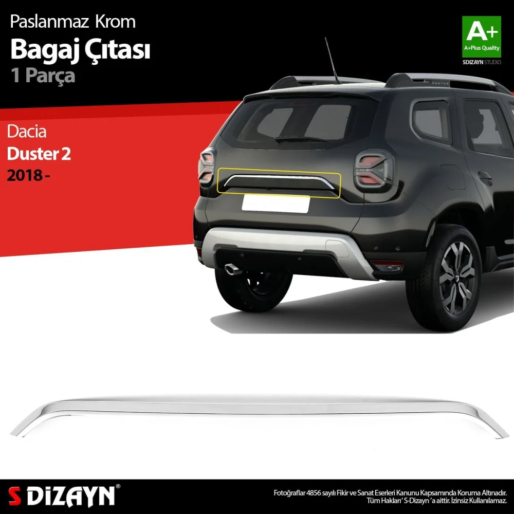 Drs Tuning Dacia Duster Krom Bagaj Çıtası 2018-2024