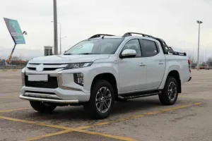 İsuzu D-Max Uyumlu Ön Tampon Koruma Demiri Krom Tekli Bıyık 2006+ Pst19 Parça
