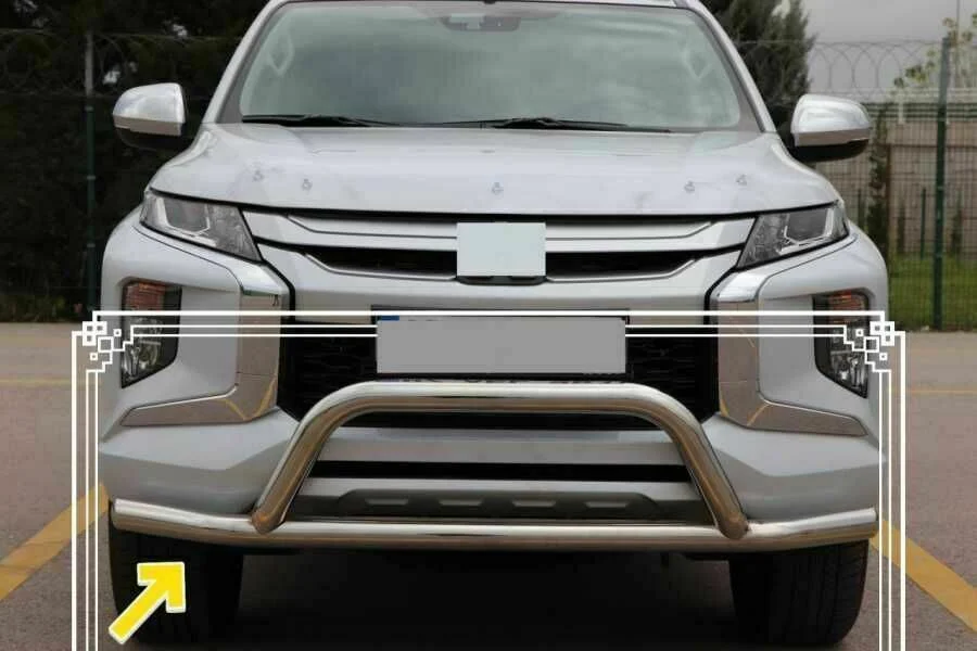 Toyota Revo Uyumlu Ön Koruma Krom FaceOff Chrome 2006-2021 Pst15 Parça