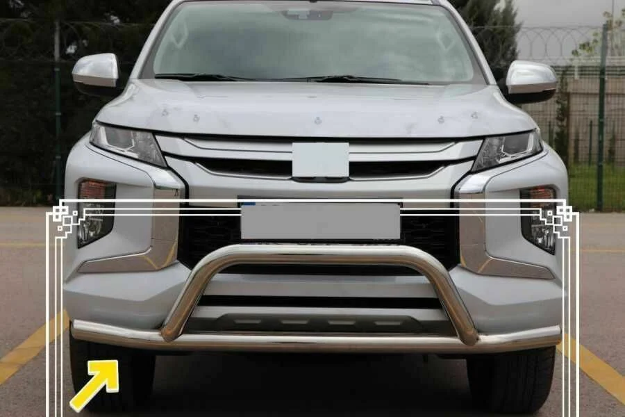 İsuzu D-Max Uyumlu Off Road Ön Koruma Krom FaceOff Chrome 2006+ Pst15 Parça