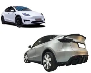 Drs Tuning Tesla Model Uyumlu Y Aero Kit (Piano Black) Parça - Görsel 2