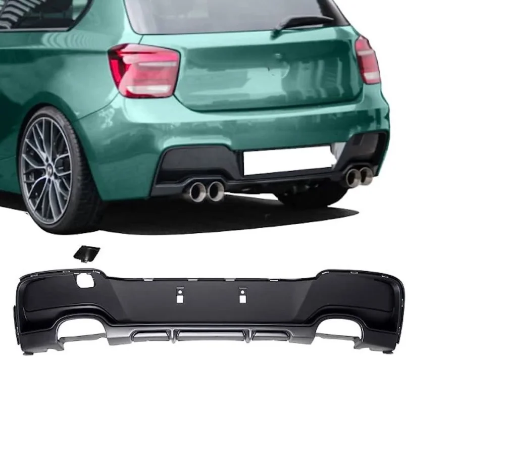 Drs Tuning 1 Serisi Uyumlu F20 2011-2015 Mt Tampon İçin Çift Çıkış Difüzör (İkili Çıkış) Parça