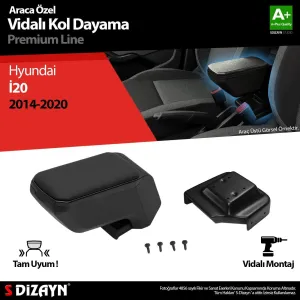 Drs Tuning Hyundai I20 Kol Dayama Kolçak Abs Vidalı Siyah 2014-2020 A+Kalite