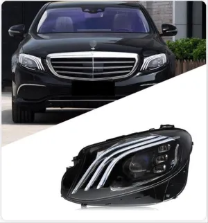 W213 E Uyumlu Serisi 2016+ İçin Maybach Görünüm LED Far ParçaDRS Tuning kalitesiyle tanışın! Özel olarak Mercedes W213 model araçlar için üretilen bu ürün, otom