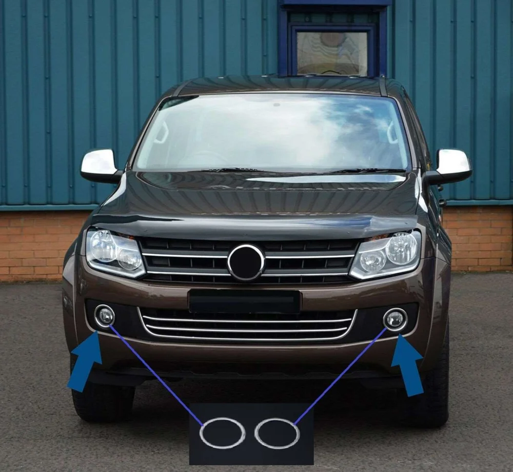 Drs Tuning Amarok Uyumlu 2010 Sonrası Sis Lambası Kaplama Krom Parça
