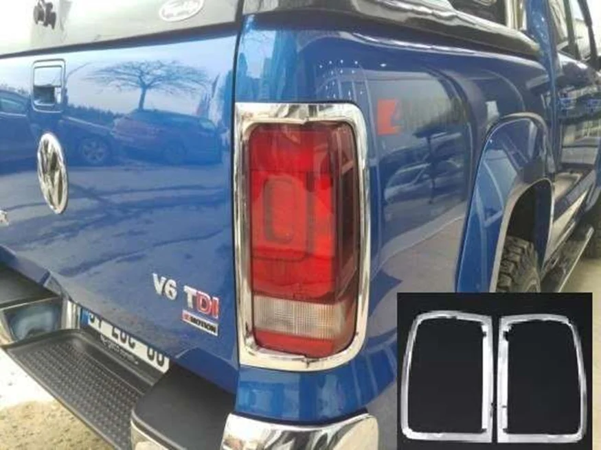 Drs Tuning Amarok Uyumlu 2010 Sonrası Arka Stop Kaplama ABS Krom Parça