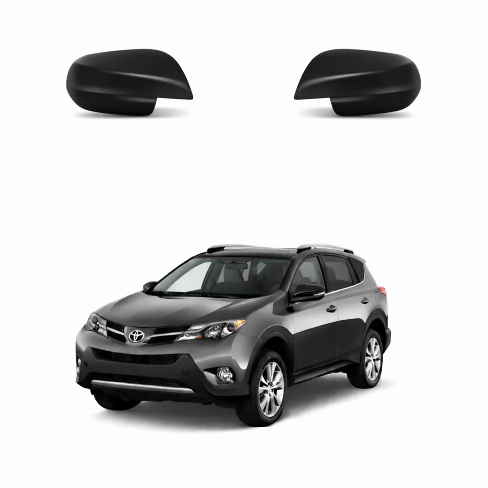 Toyota Rav Uyumlu 4 2014 2018 Ayna Kapağı ABS Siyah Parça