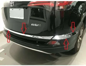 Toyota Rav Uyumlu 4 2014 2018 Arka Tampon Eşik Koruma Krom ParçaDRS Tuning kalitesiyle tanışın! Özel olarak Toyota  model araçlar için üretilen bu ürün, otomobi