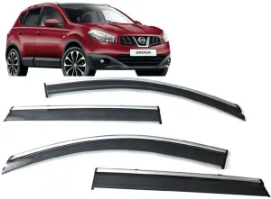 Nissan Qashqai Uyumlu 2006 2013 Kromlu Cam Rüzgarlığı ParçaDRS Tuning kalitesiyle tanışın! Özel olarak Nissan  model araçlar için üretilen bu ürün, otomobiliniz