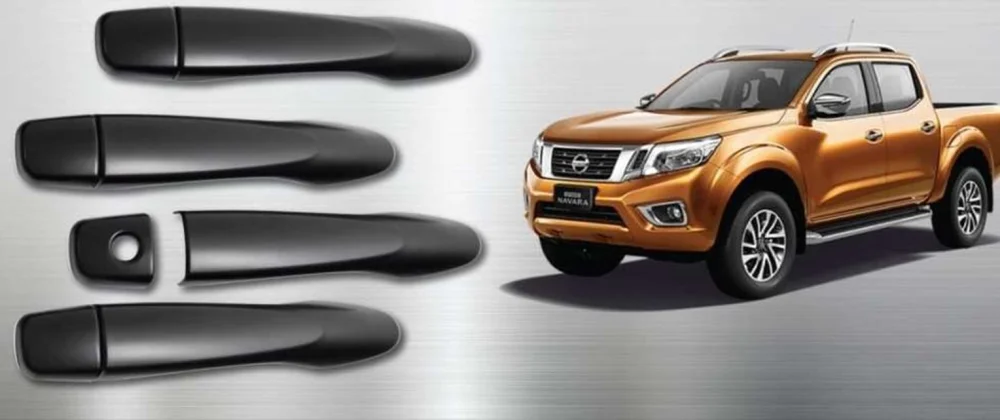 Nissan Navara Uyumlu 2016 Sonrası Kapı Kolu ABS Siyah Parça