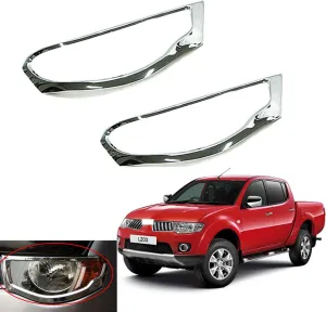 Mitsubishi L200 Uyumlu 2006 2014 Ön Far Kaplama ABS Krom ParçaDRS Tuning kalitesiyle tanışın! Özel olarak Mitsubishi  model araçlar için üretilen bu ürün, otomo