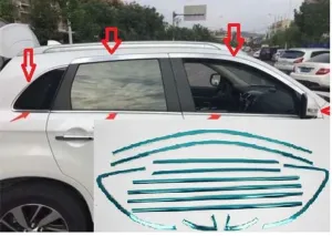 Mitsubishi Asx Uyumlu 2010 2017 Cam Çıtası Krom ParçaDRS Tuning kalitesiyle tanışın! Özel olarak Mitsubishi  model araçlar için üretilen bu ürün, otomobilinizin