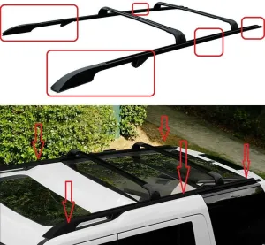 Land Rover Uyumlu Discovery 4 2010 2015 Tavan Çıtası Siyah ParçaDRS Tuning kalitesiyle tanışın! Özel olarak Land Rover  model araçlar için üretilen bu ürün, oto
