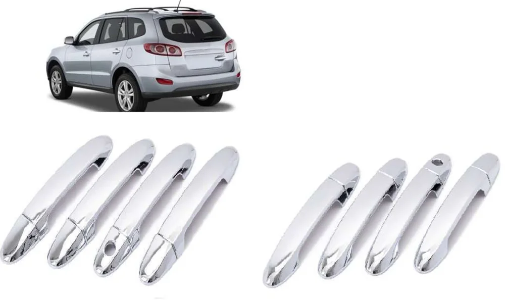 Hyundai Santa Uyumlu Fe 2006 2012 Kapı Kolu ABS Krom Parça