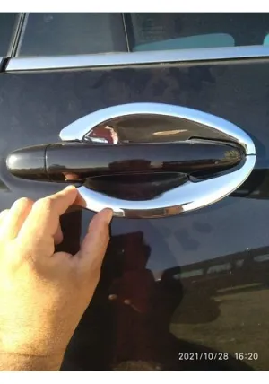 Honda Cr-V Uyumlu 2013 2017 Dış Kapı Kolu İç Kaplama ABS Krom Parça - Görsel 2