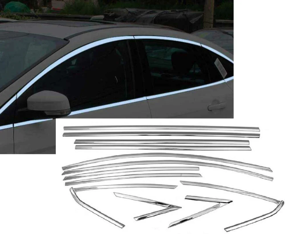 Ford Focus Uyumlu Sedan 2005 2010 Cam Çıtası Krom Parça