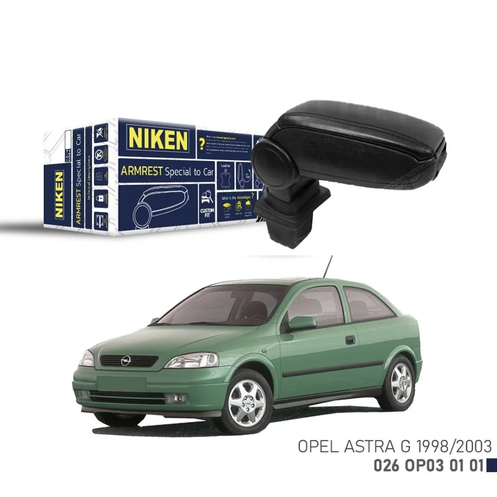 Opel Astra Uyumlu G 1998-2003 Araca Özel Kol Dayama Siyah  Parça