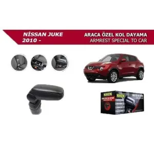Nissan Juke Uyumlu -2010 Araca Özel Kol Dayama Siyah  Parça - Görsel 2