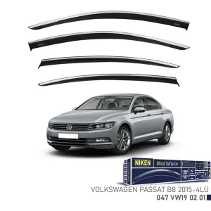 Niken Volkswagen Uyumlu Passat B8 -2015 Kromlu Cam Rüzgarlığı 4Lü ParçaDRS Tuning kalitesiyle tanışın! Özel olarak Volkswagen  model araçlar için üretilen bu ür